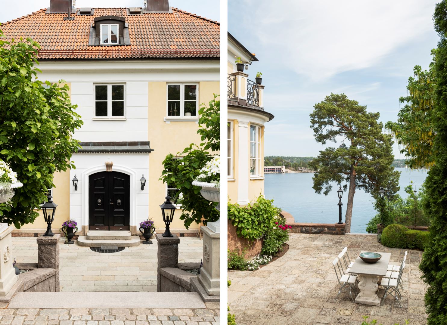stående fasad