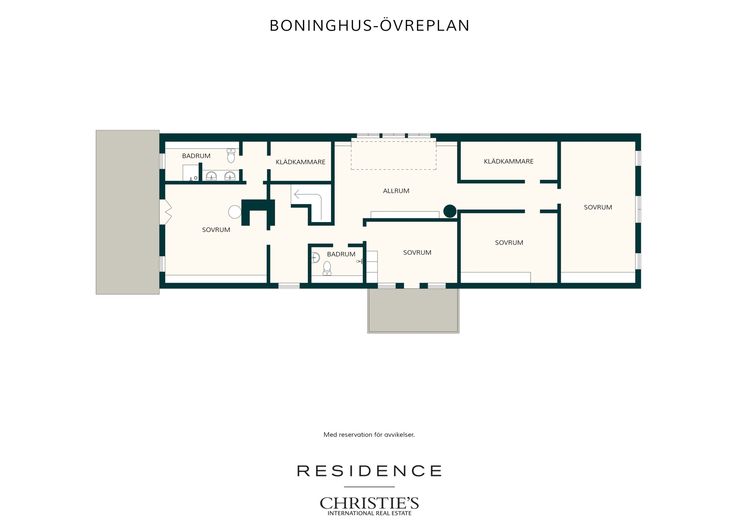 Mangårdsbyggnad övre plan