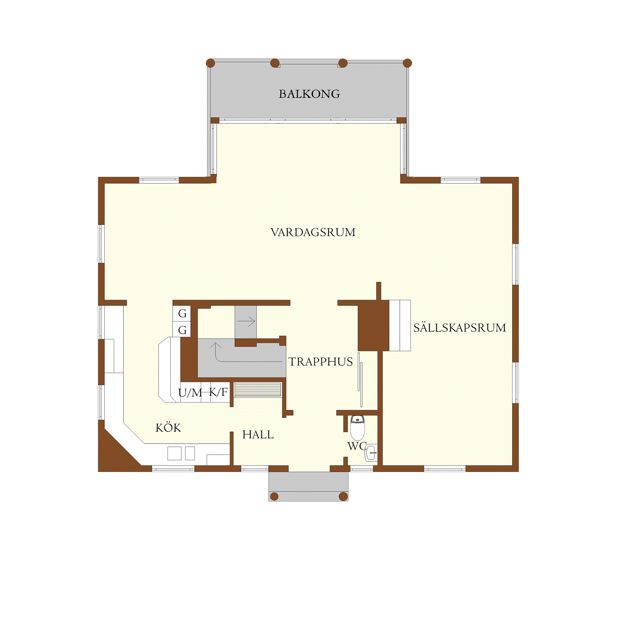 Planlösning entréplan